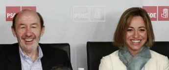 Rubalcaba y Chacón a grito de presidente