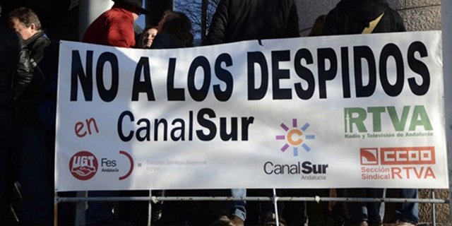 Paro de tres horas en Canal Sur