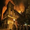 Protestas e incendios en Grecia