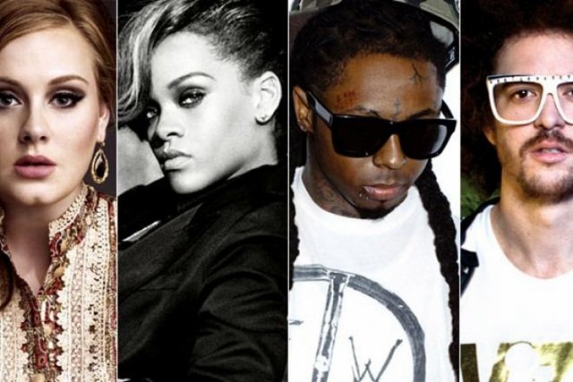 LMFAO y Adele lideran los premios Billboard