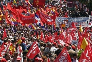 Manifestaciones contra la reforma laboral