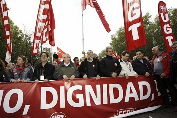 Manifestaciones contra la reforma laboral