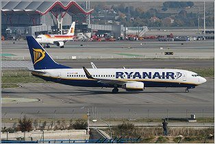En invierno Ryanair no vuela en Madrid