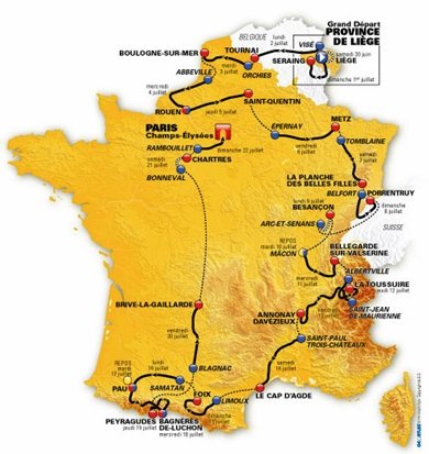 Todo listo para el Tour de Francia 2012