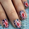 DIY : manicura UK flag
