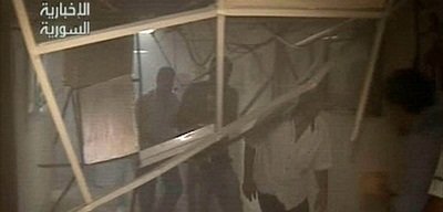 Una explosión en la sede de la televisión siria deja  tres heridos y diversos daños materiales