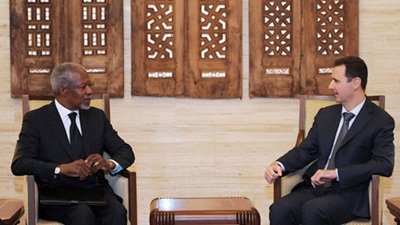 Kofi Annan dimite como mediador en el conflicto sirio