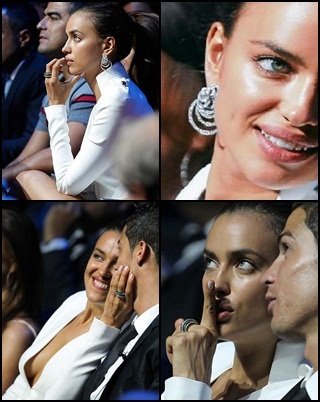 Luce como Irina Shayk en la gala de la UEFA