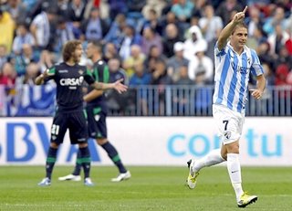 El Málaga se da un festín a costa del Betis  