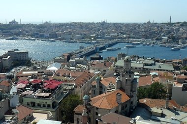 Desde los minaretes de la Mezquita Azul