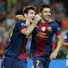 Messi y Tello salvan al Barcelona 
