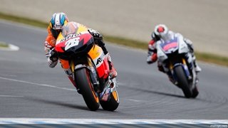 Pedrosa vence, en un podio totalmente español