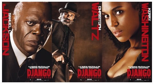 Nuevos carteles de Django desencadenado