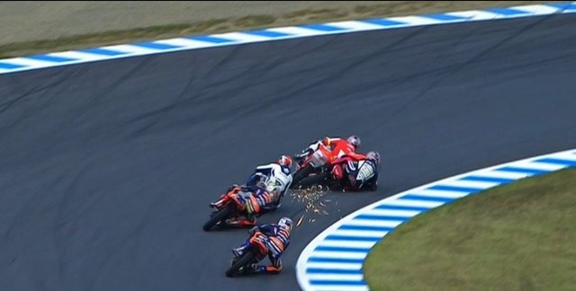 Caos final en Moto3