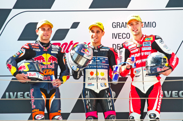Espectáculo de Moto3 en Motorland
