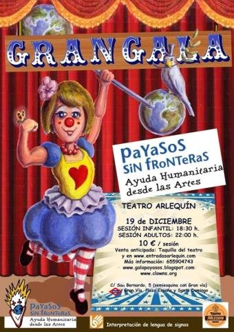 Gran Gala Navideña de Payasos sin Fronteras