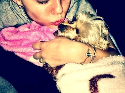 Miley Cyrus apenada por su reciente pérdida