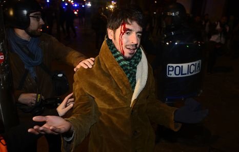 Casi 50 heridos y detenidos por la Marea Ciudadana