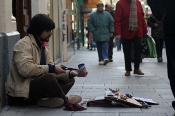 1 de cada cuatro sin techo madrileños son universitarios