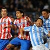 El Atlético cedió un empate ante el Málaga