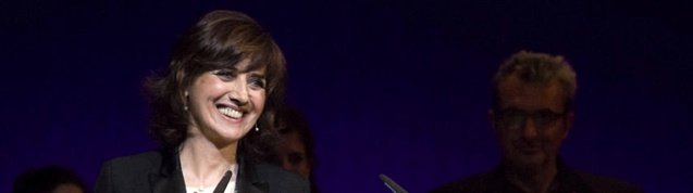 Sara Bilbatua recibe el premio Ricardo Franco