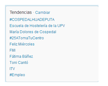 Cospedal “arrasa” de nuevo en Twitter 