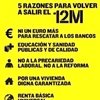 12 M de la indignación a la rebelión