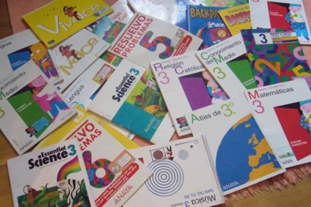 Libros de texto del colegio gratuitos