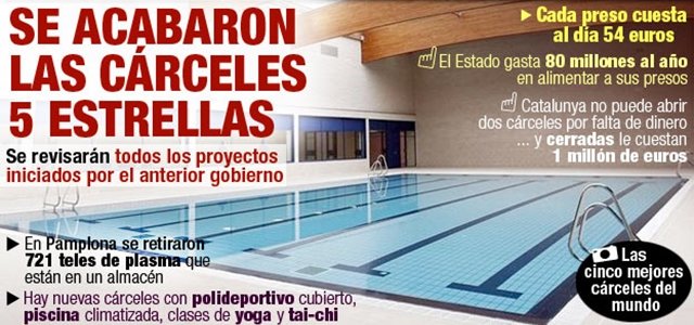 Cárceles de lujo pero sin guardias