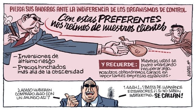 Sacar las preferentes del 'Caso Bankia'