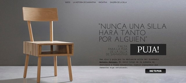 Una silla para Samantha