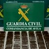 Dos detenidos tras abandonar 191 kilos de hachís en Ávila