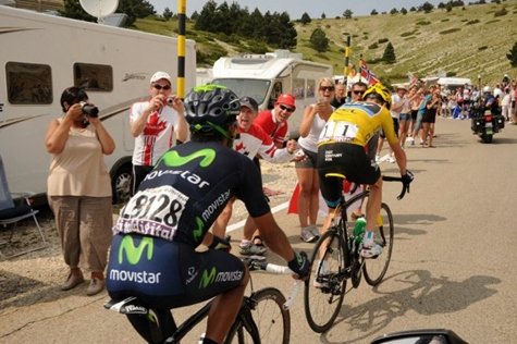 Exhibición de Froome en el Mont Ventoux