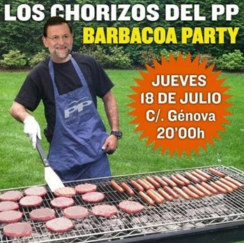 'Barbacoa de chorizos'