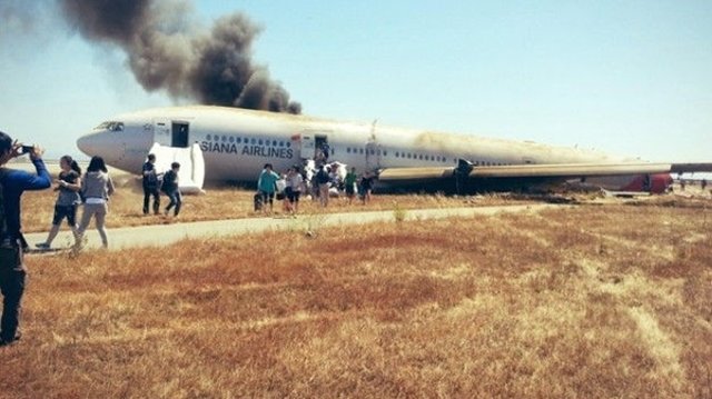 Un boeing 777 se estrella en San Francisco
