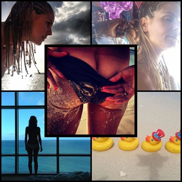 Heidi Klum luce culo en Instagram