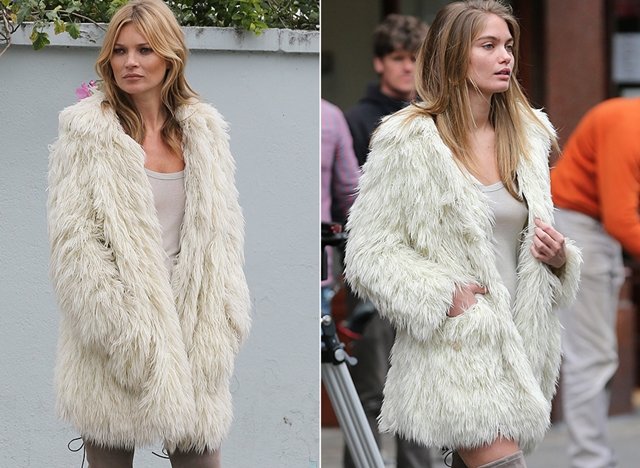 Kate Moss , la modelo que vive de su cuerpo…y del de Natalie Morris