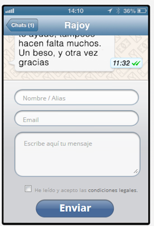 Tu sms a Rajoy