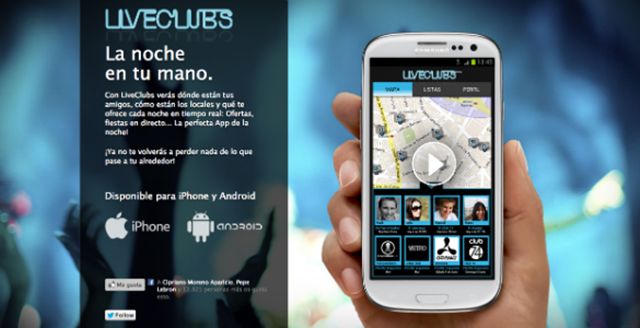 Liveclubs , una app para planificar tus salidas nocturnas