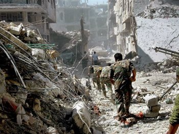 Homs sigue en guerra