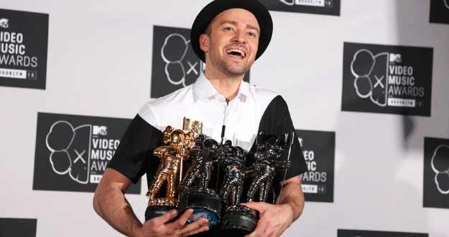 Justin Timberlake gran ganador de los MTV Video Music Awards