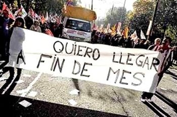 Cuatro de cada diez españoles eran mileuristas en 2.010
