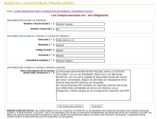 El buzón se la devuelve
