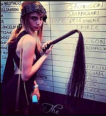 Cara Delevingne se presenta fusta en mano al casting de '50 sombras de Grey'