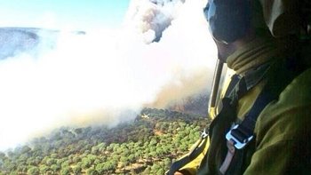Fuego en Cebreros