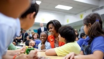 Michelle Obama rapea contra la obesidad americana