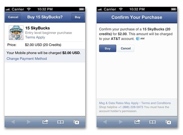 Pagar tus compras a traves de Facebook