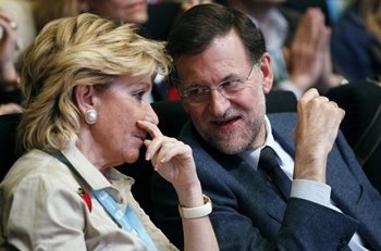 Esperanza Aguirre apoya a Rajoy en el 'Caso Bárcenas'
