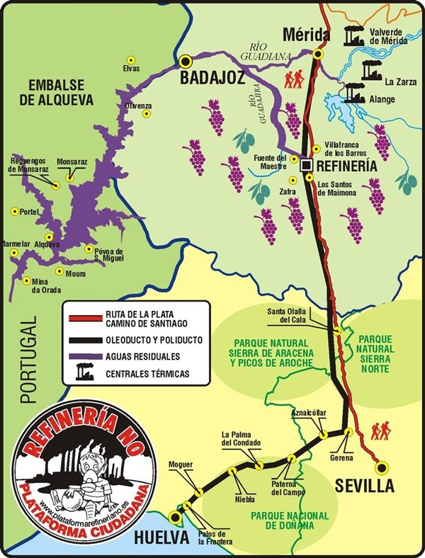 La Junta de Andalucía armoniza los intereses de la refinería Balboa con la protección de seis Espacios Naturales