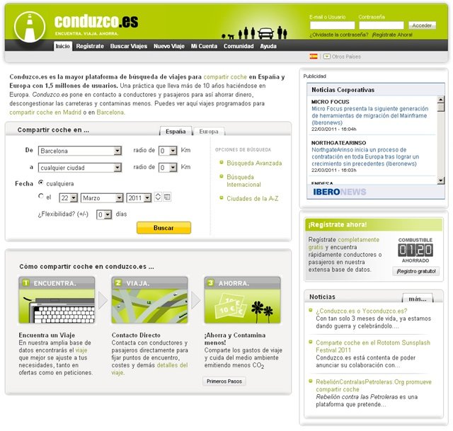 Conduzco.es abre una nueva puerta para que compartir coche sea más seguro